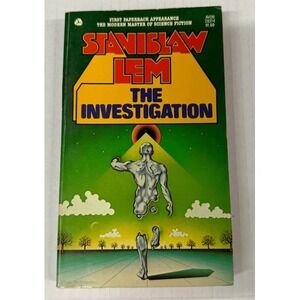 The Investigation (1976) Stanislaw Lem‎ - Vintage Sci-Fi, Avon Paperback
